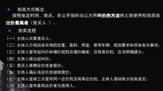 招拍挂建设用地主持人资格（土地招拍挂主持人资格考试）